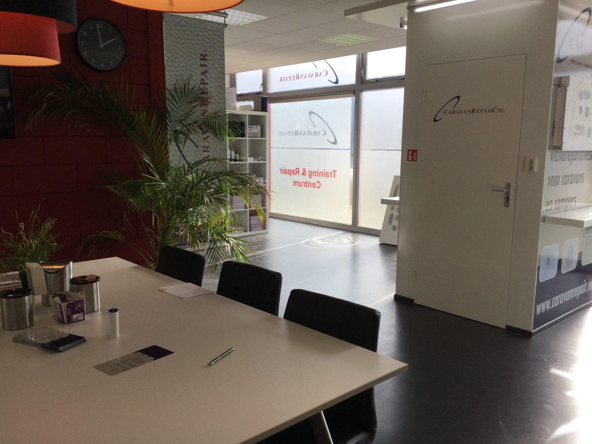 Opleidingen. Foto Trainingscentrum CaravanRepair Group
